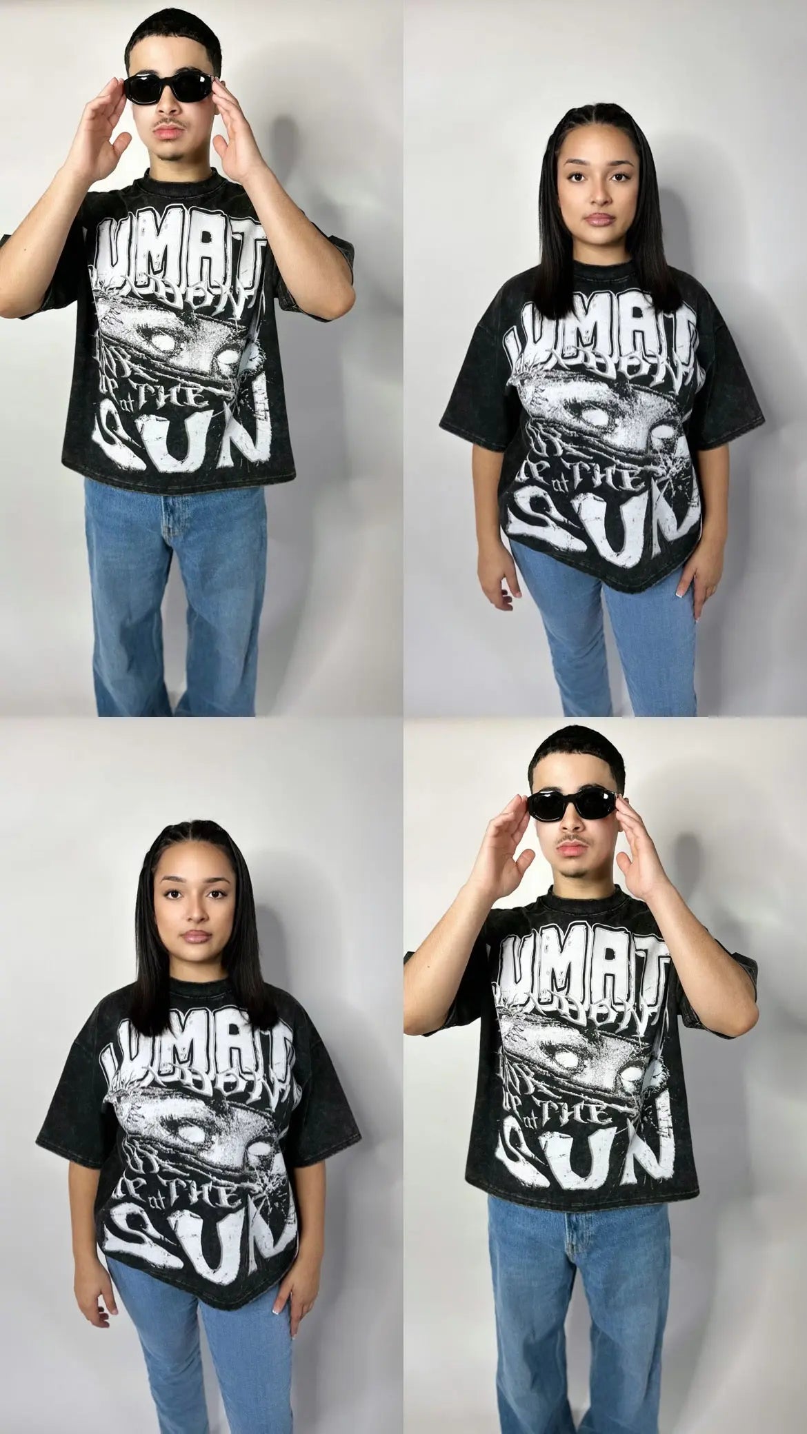 "I DONT LOOK UP AT THE SUN" TEE